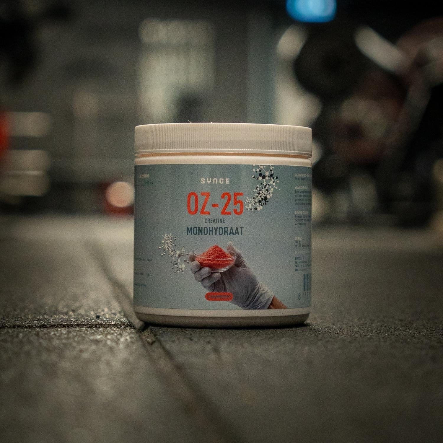 Creatine Monohydraat | Creatine met aardbei smaak